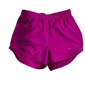 Nike Women's Magenta Athletic Shorts